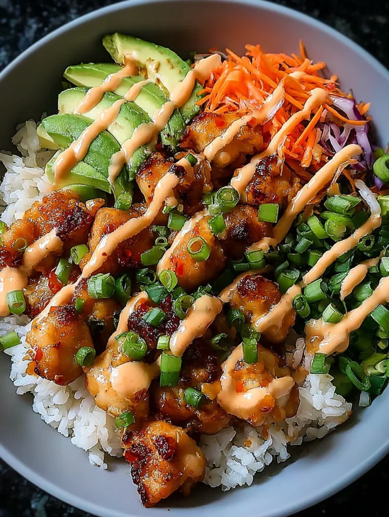 Bang Bang Chicken Bowl