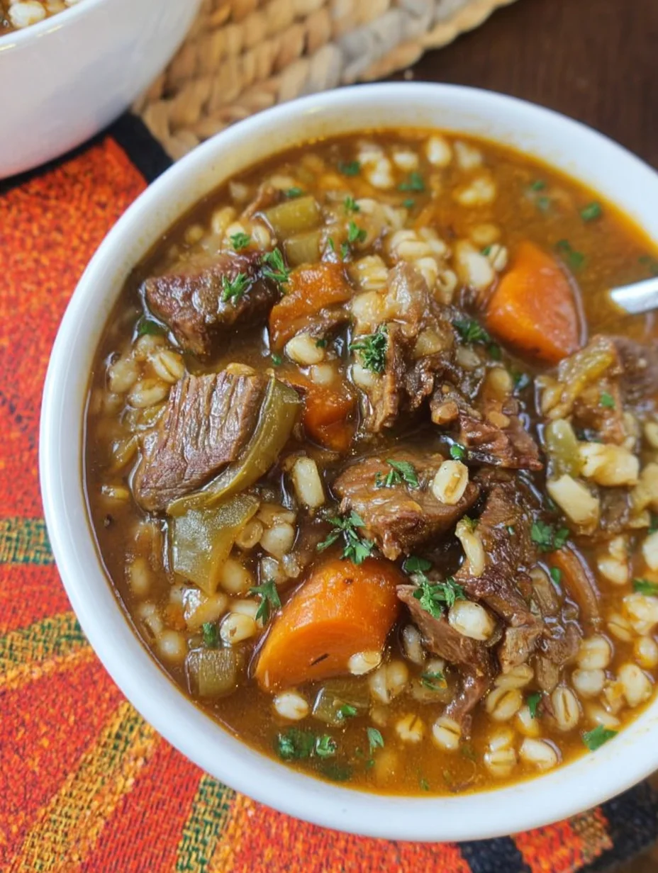 Beef and Barley Soup