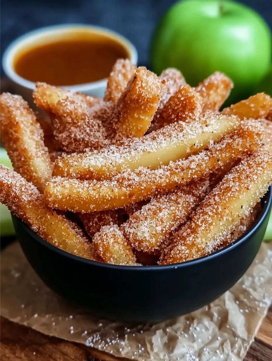 Crispy Air Fryer Apple Fries