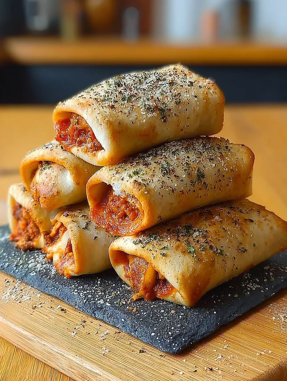 Irresistible High Protein Pepperoni Pizza Rolls
