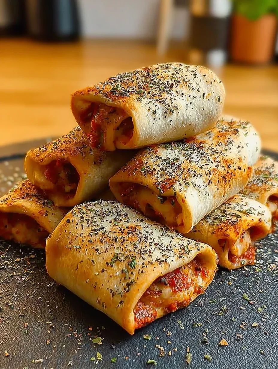 Irresistible High Protein Pepperoni Pizza Rolls