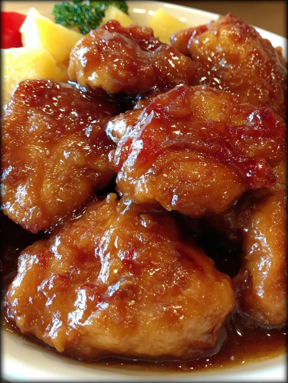 Sweet Hawaiian Crock Pot Chicken