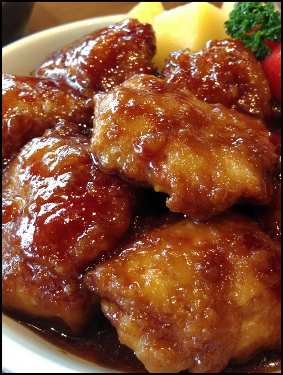 Sweet Hawaiian Crock Pot Chicken