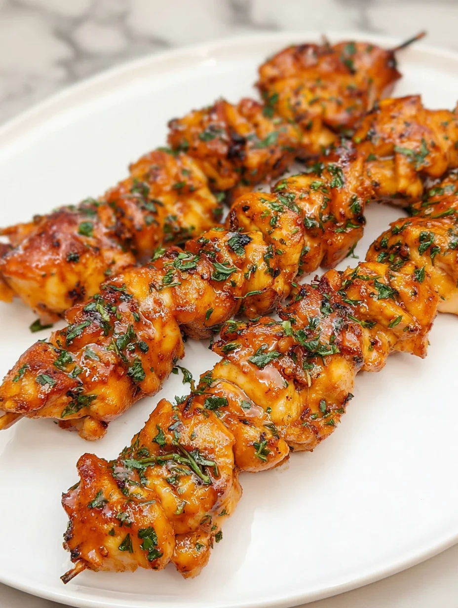 Air Fryer Chicken Skewers