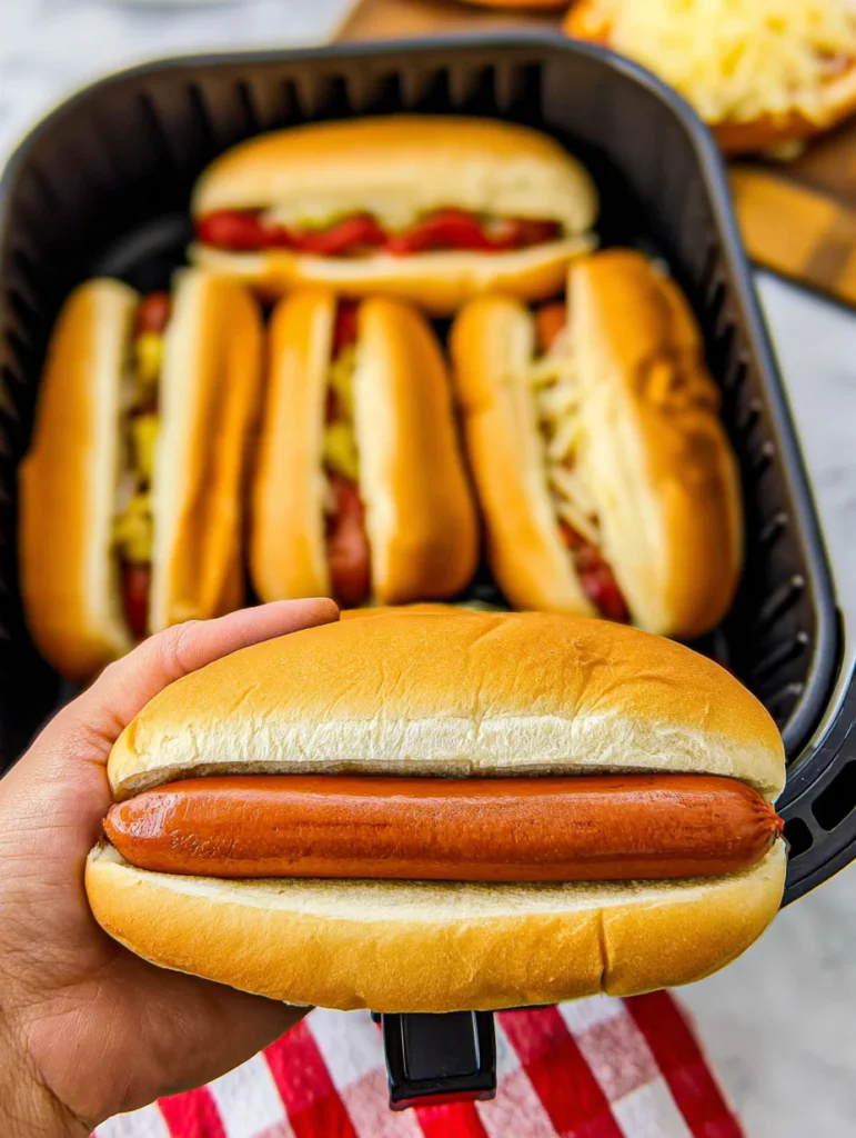 Air Fryer Hot Dogs