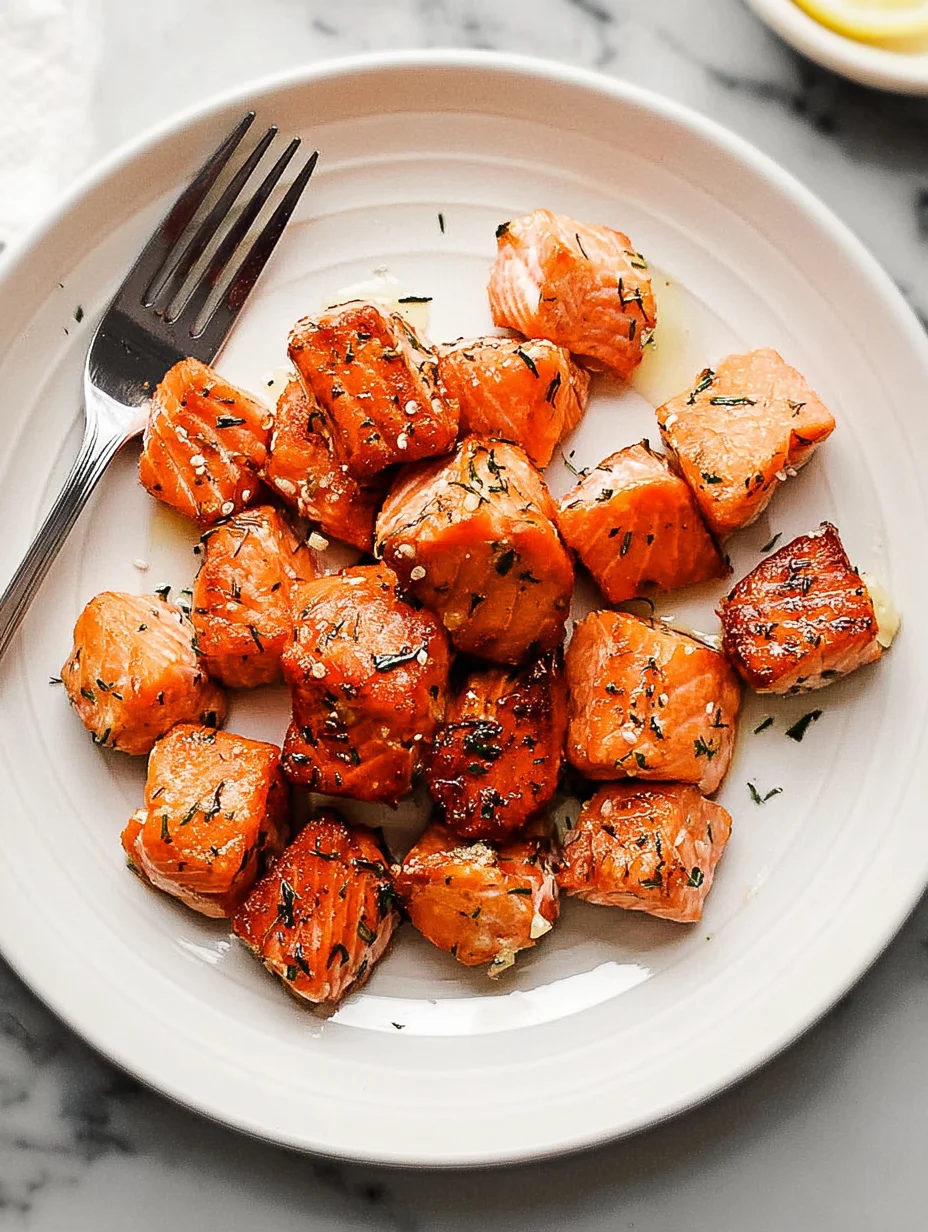 Air Fryer Salmon Bites