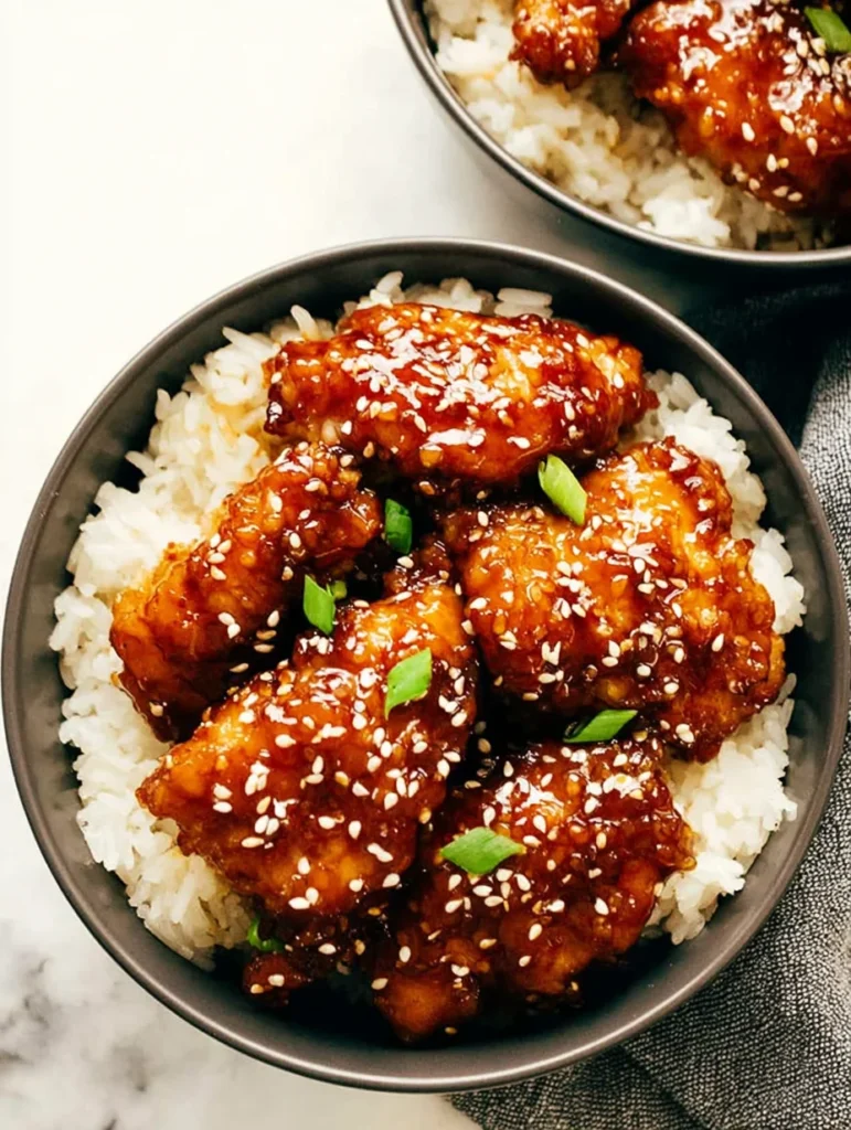 Baked Honey Sesame Chicken