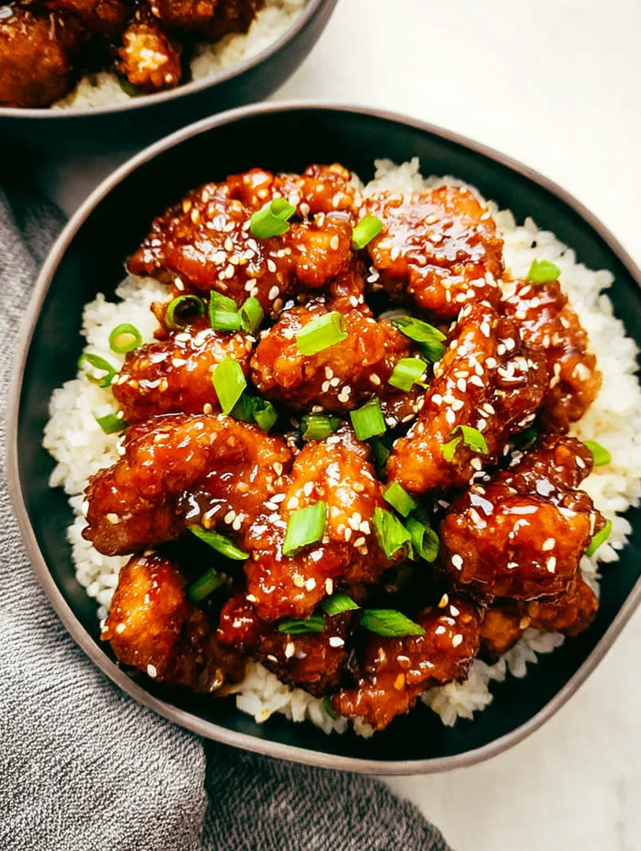 Baked Honey Sesame Chicken