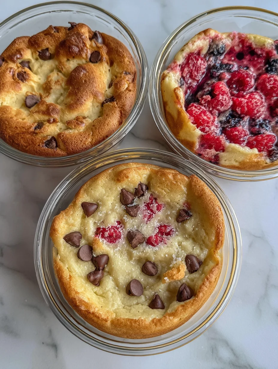 Baked Protein Pancake Bowls