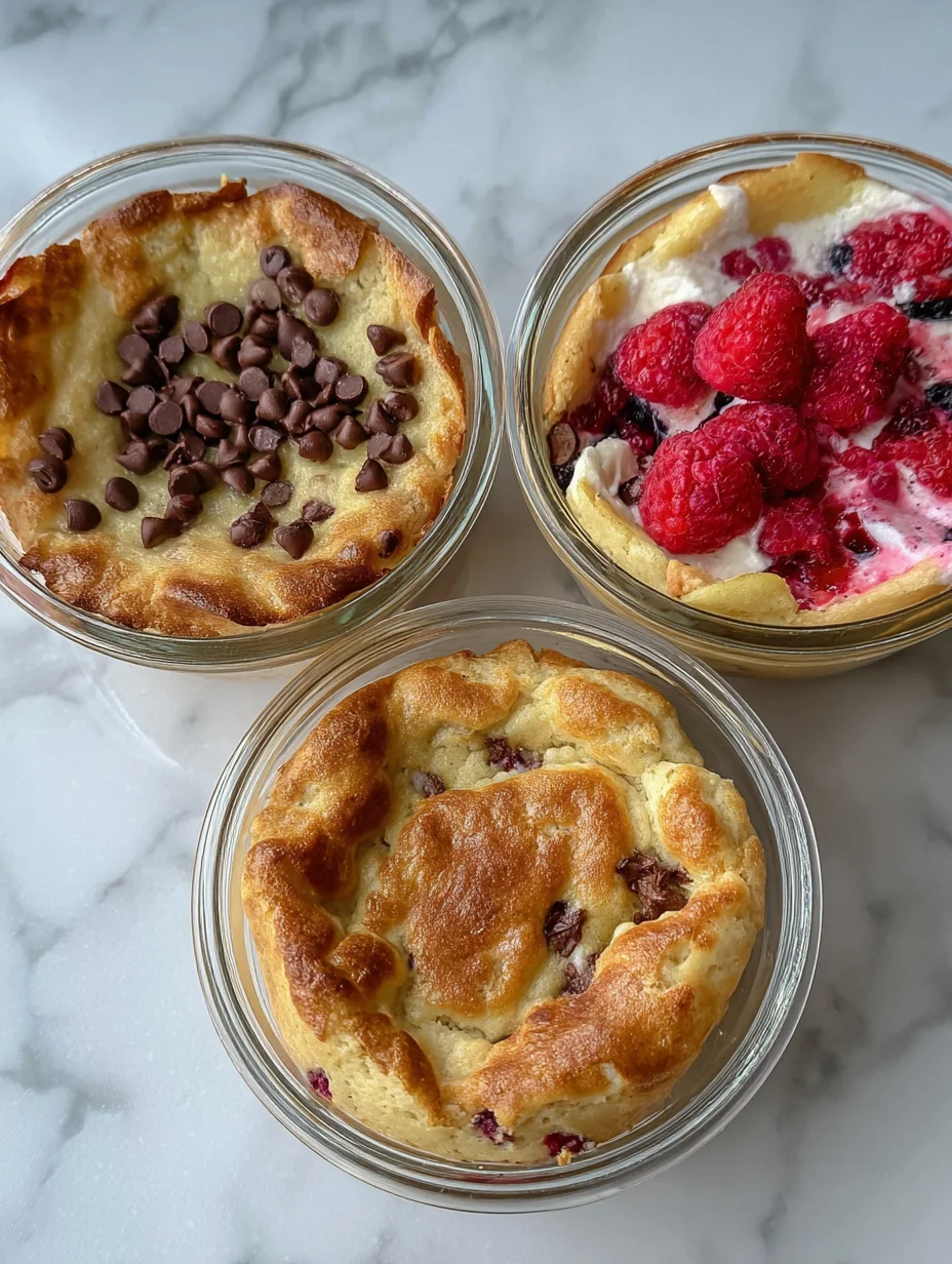 Baked Protein Pancake Bowls