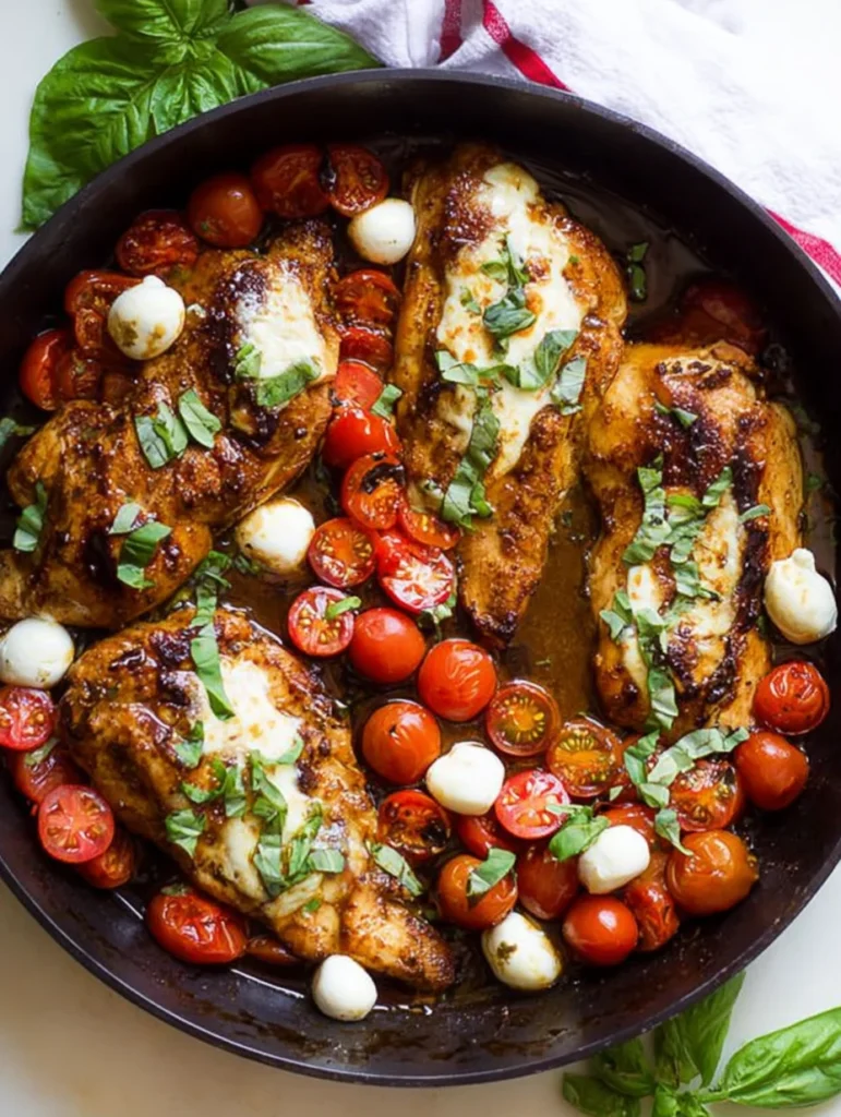 Balsamic Glazed One Pan Chicken