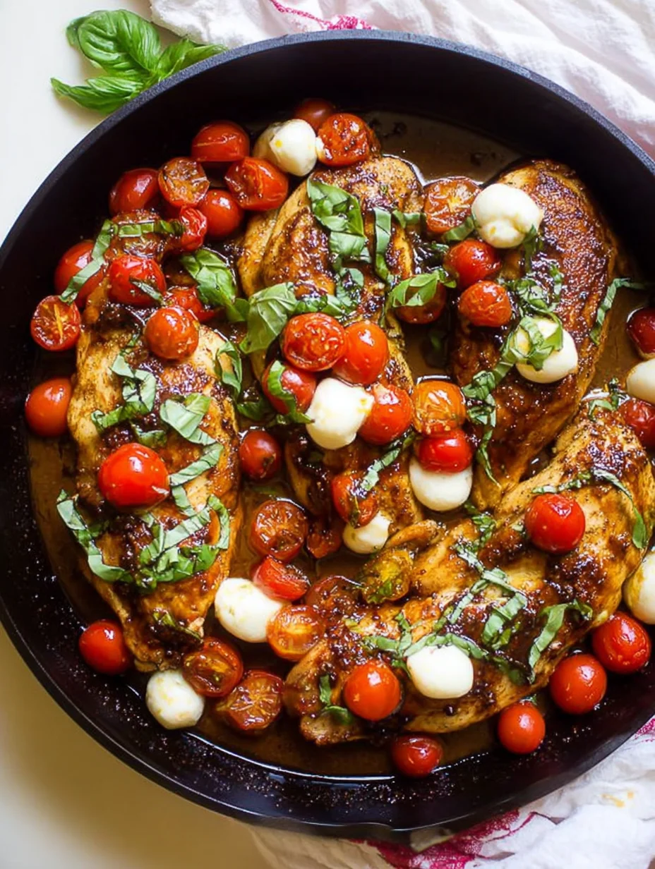 Balsamic Glazed One Pan Chicken