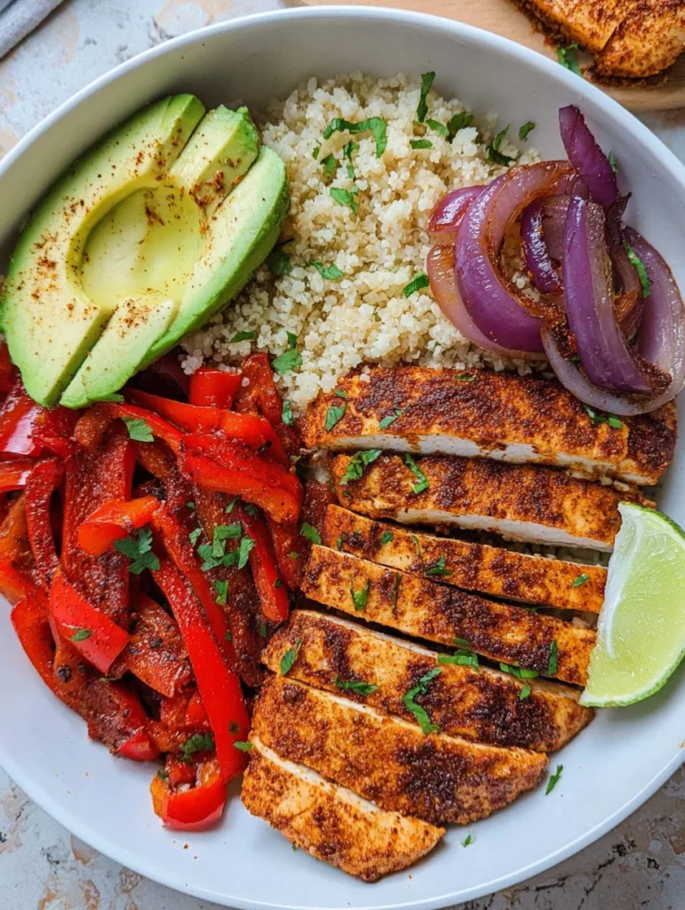 Chicken and Cauliflower Rice Bowls