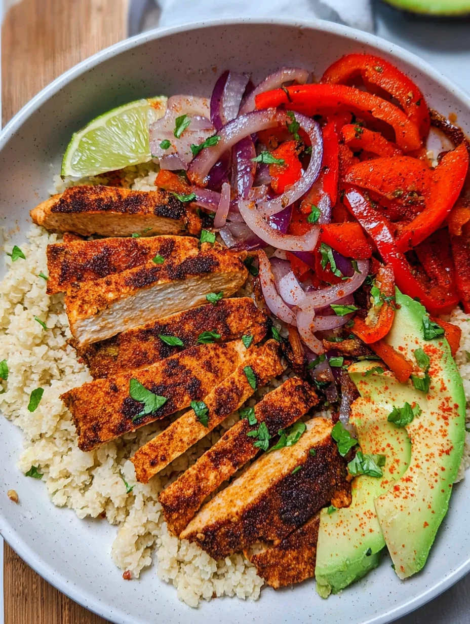 Chicken and Cauliflower Rice Bowls