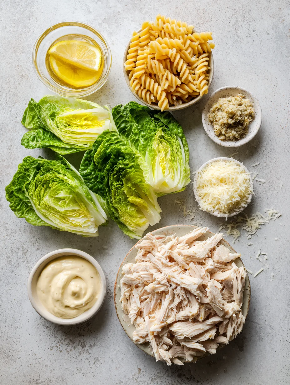 Chicken Caesar Pasta Salad