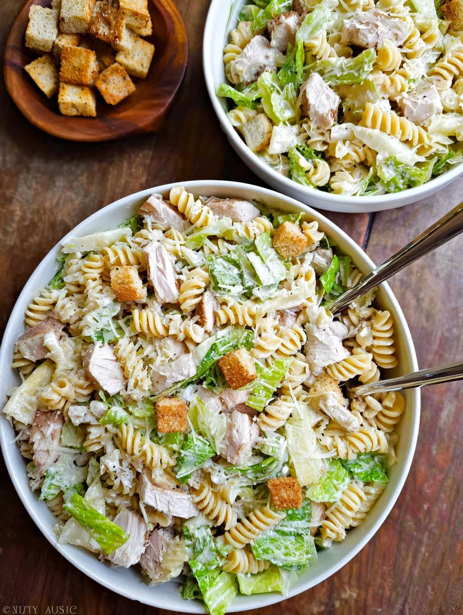 Chicken Caesar Pasta Salad