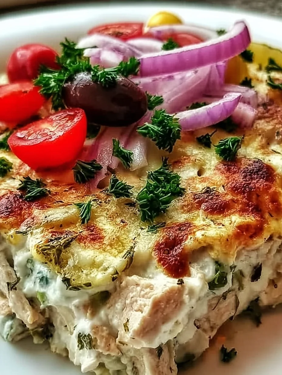 Chicken Tzatziki Casserole
