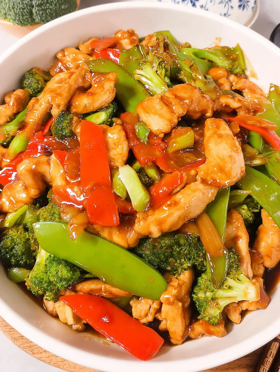Chicken with Mixed Vegetable Stir Fry