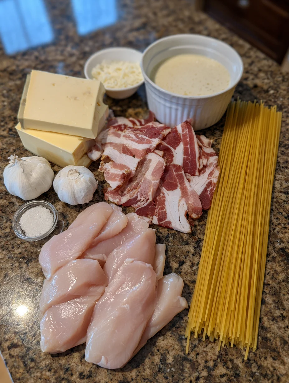 Cream Cheese Bacon Chicken Pasta
