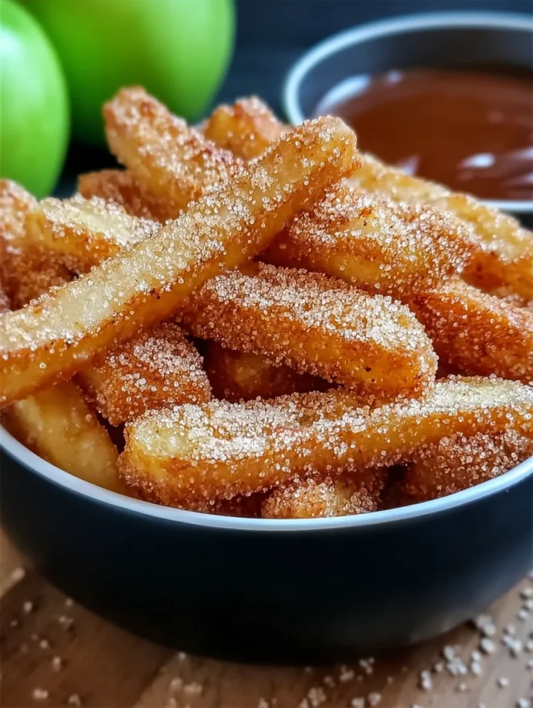 Crispy Air Fryer Apple Fries
