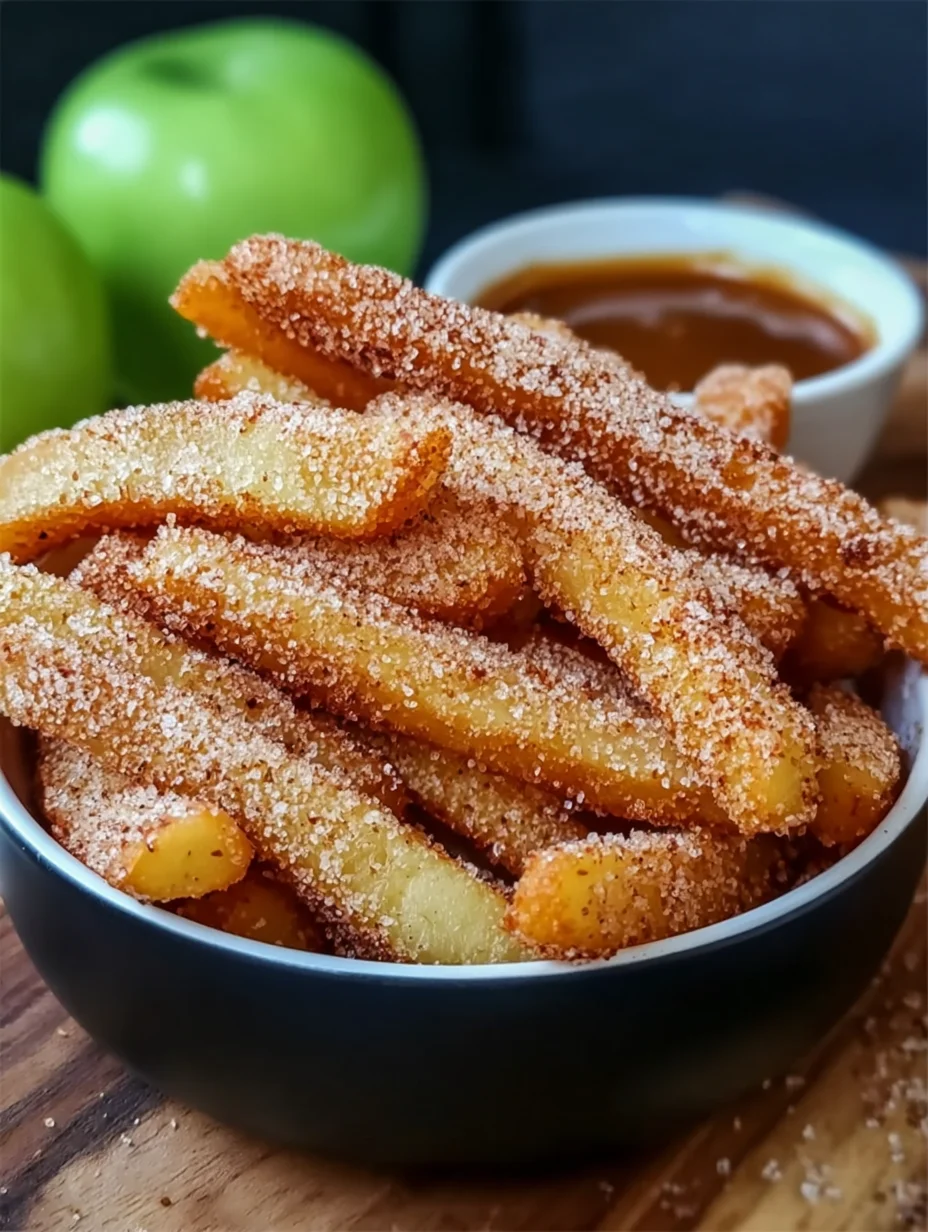 Crispy Air Fryer Apple Fries