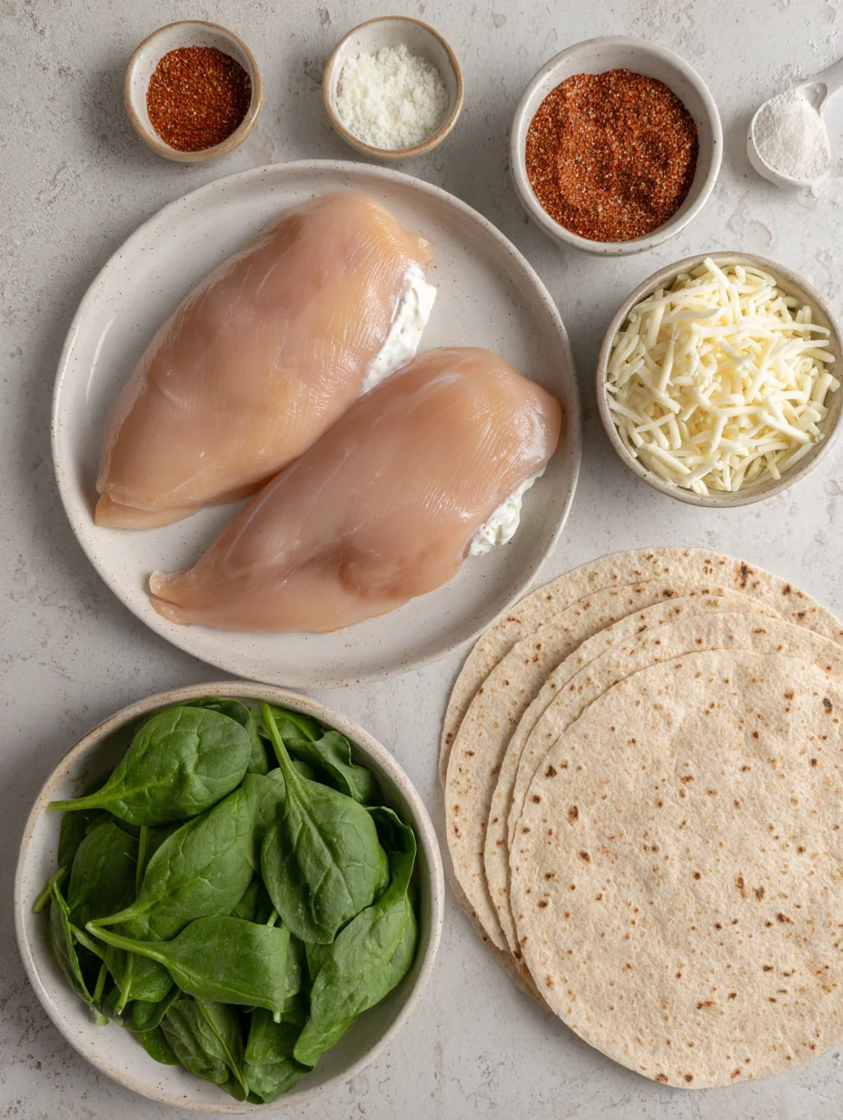 Crispy Air Fryer Chicken & Mozzarella Wraps
