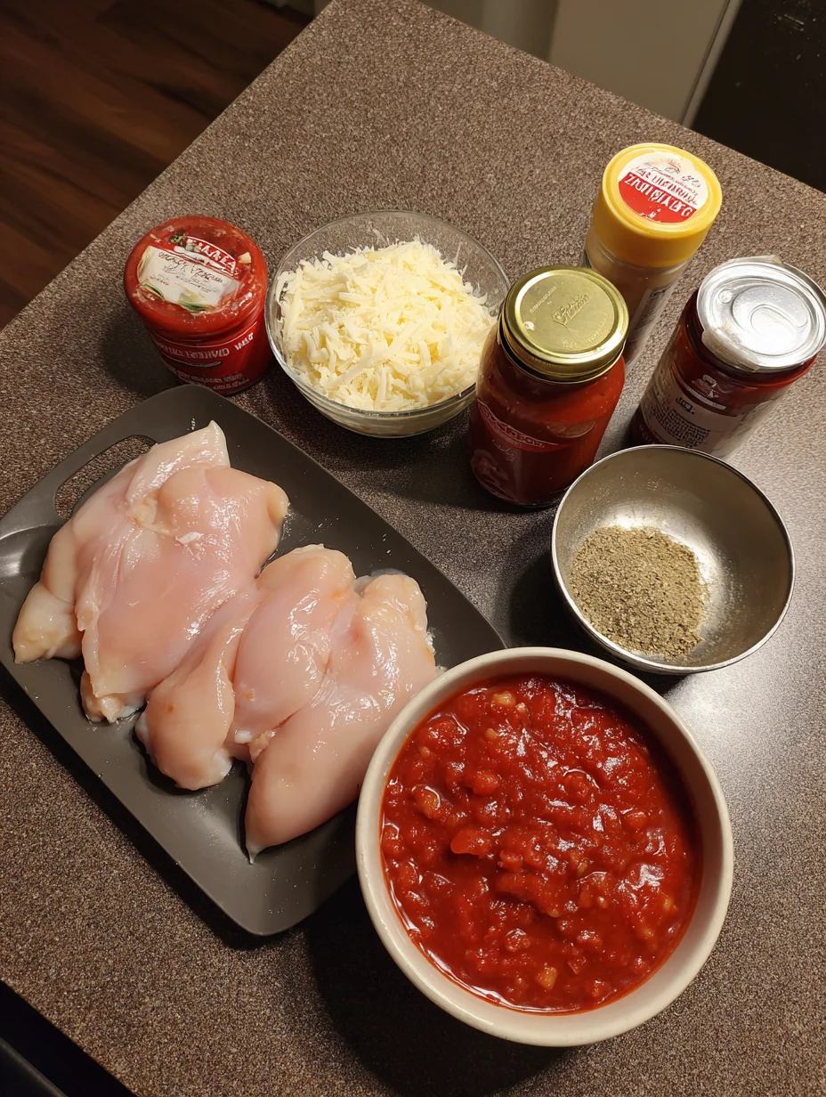 Crockpot Chicken Parmesan Soup