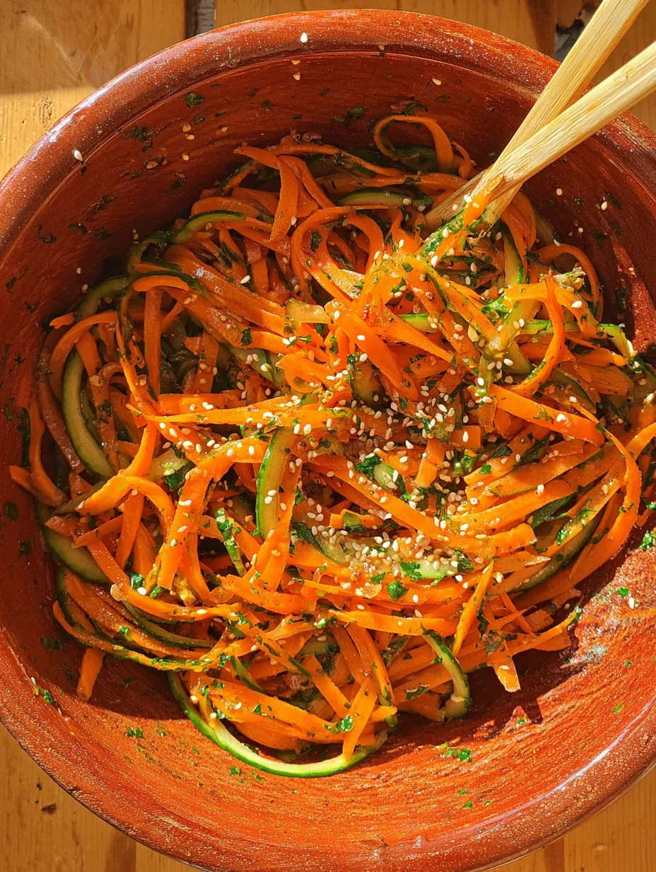 Cucumber Carrot Salad