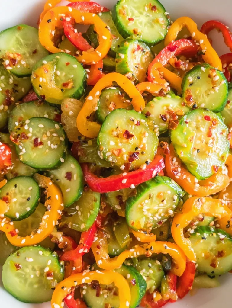 Cucumber & Pepper Salad