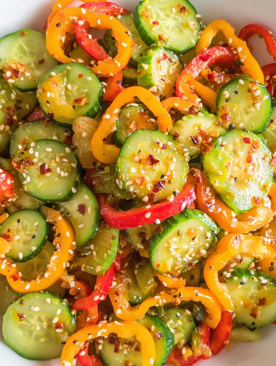 Cucumber & Pepper Salad