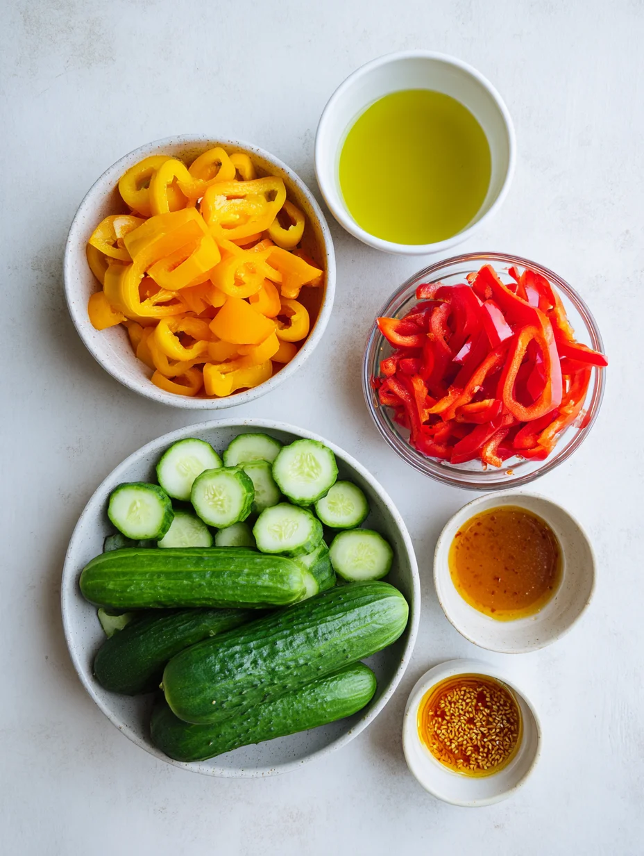 Cucumber & Pepper Salad