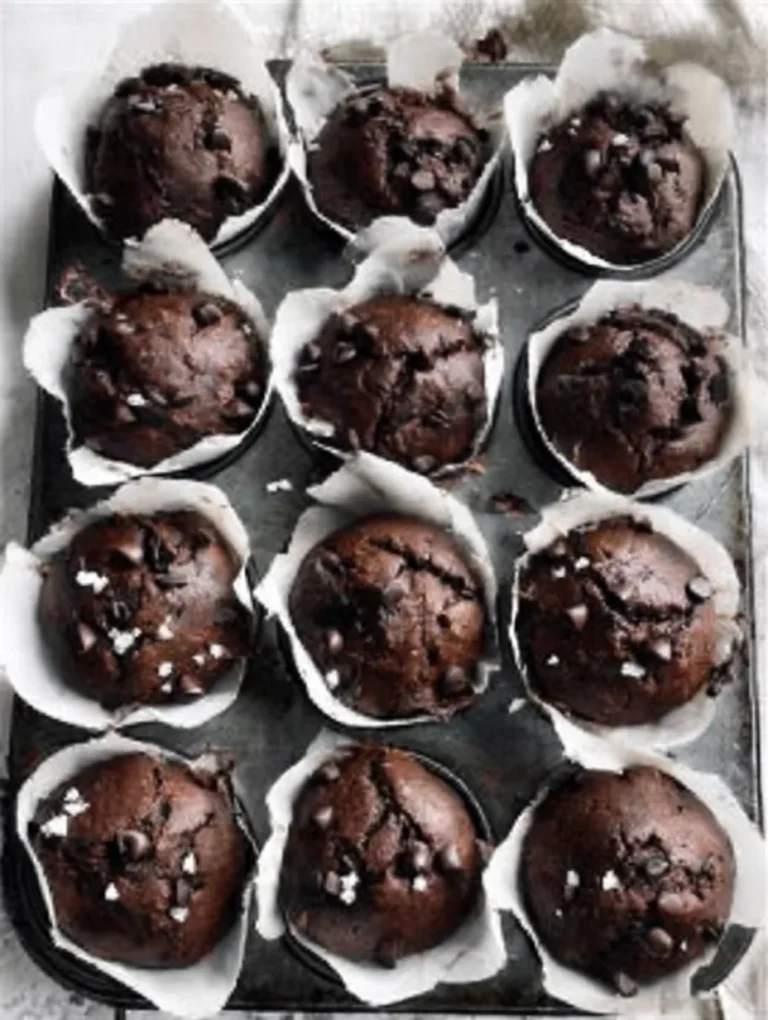 Double Chocolate Espresso Muffins