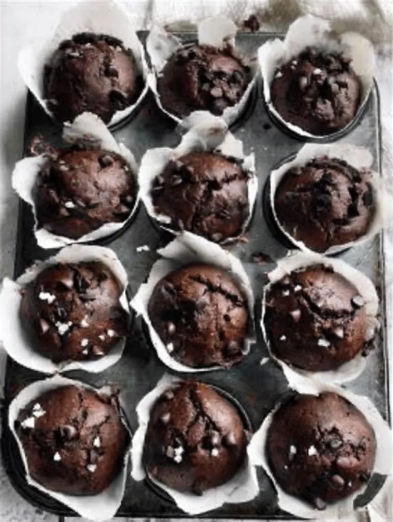 Double Chocolate Espresso Muffins