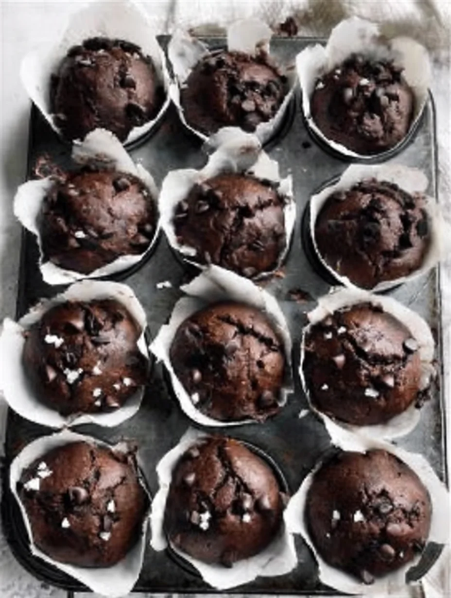 Double Chocolate Espresso Muffins