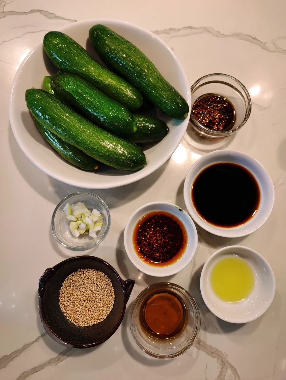 Easy Asian Cucumber Salad