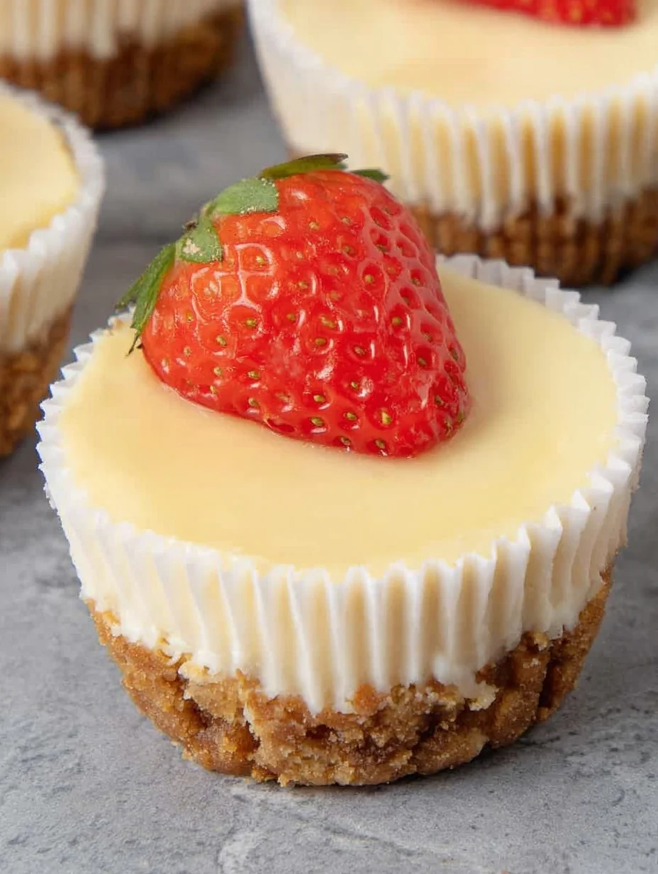 Easy Mini Cheesecakes