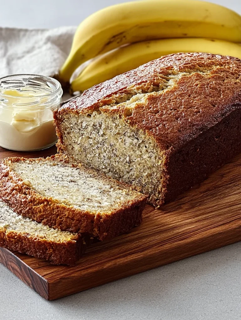 Easy Moist Banana Bread