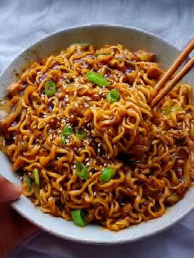 Easy Saucy Ramen Noodles