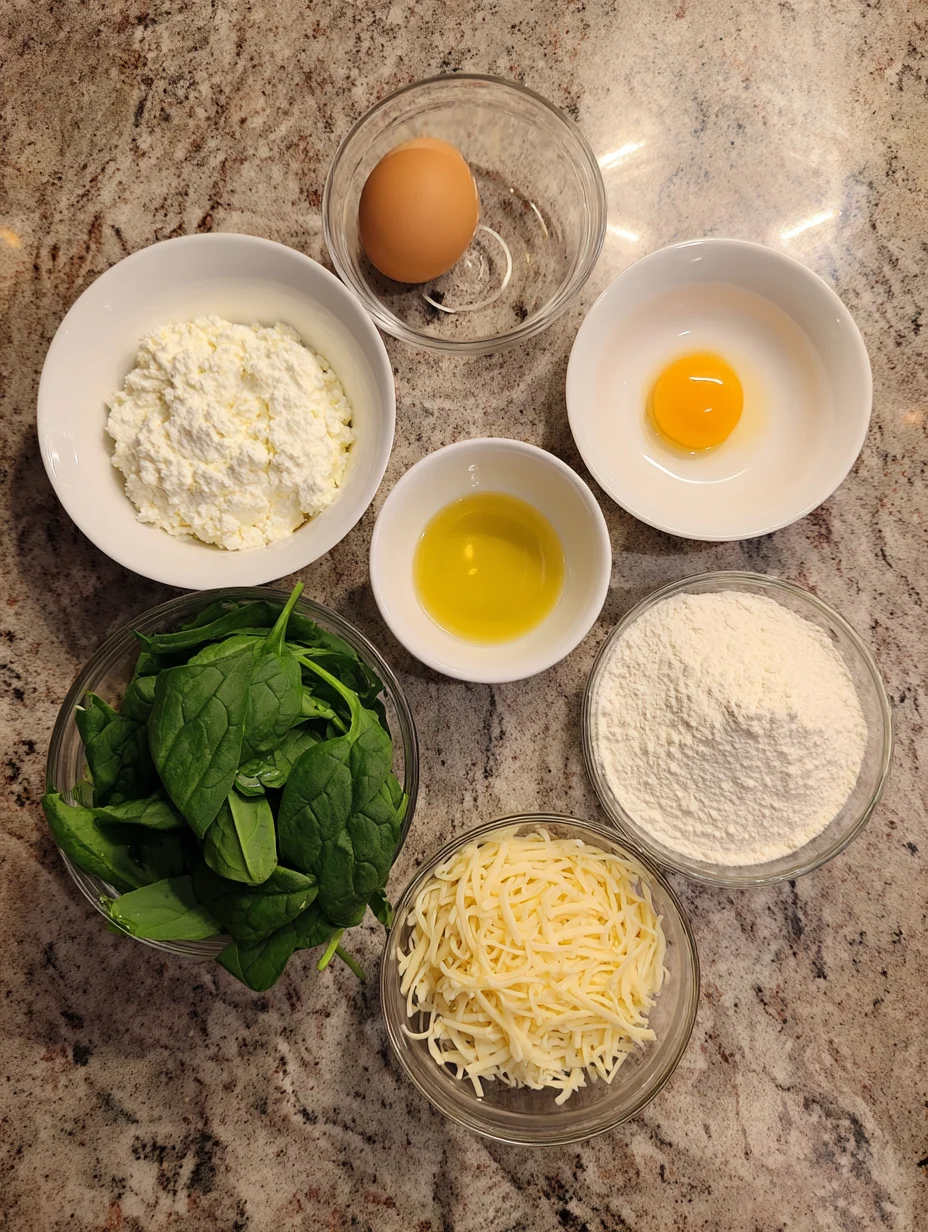 Easy Spinach Cottage Cheese Flagels