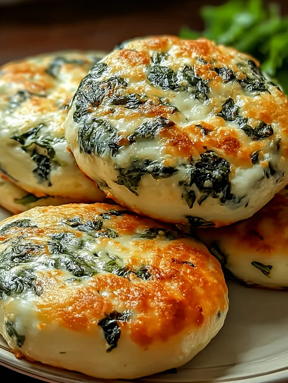 Easy Spinach Cottage Cheese Flagels