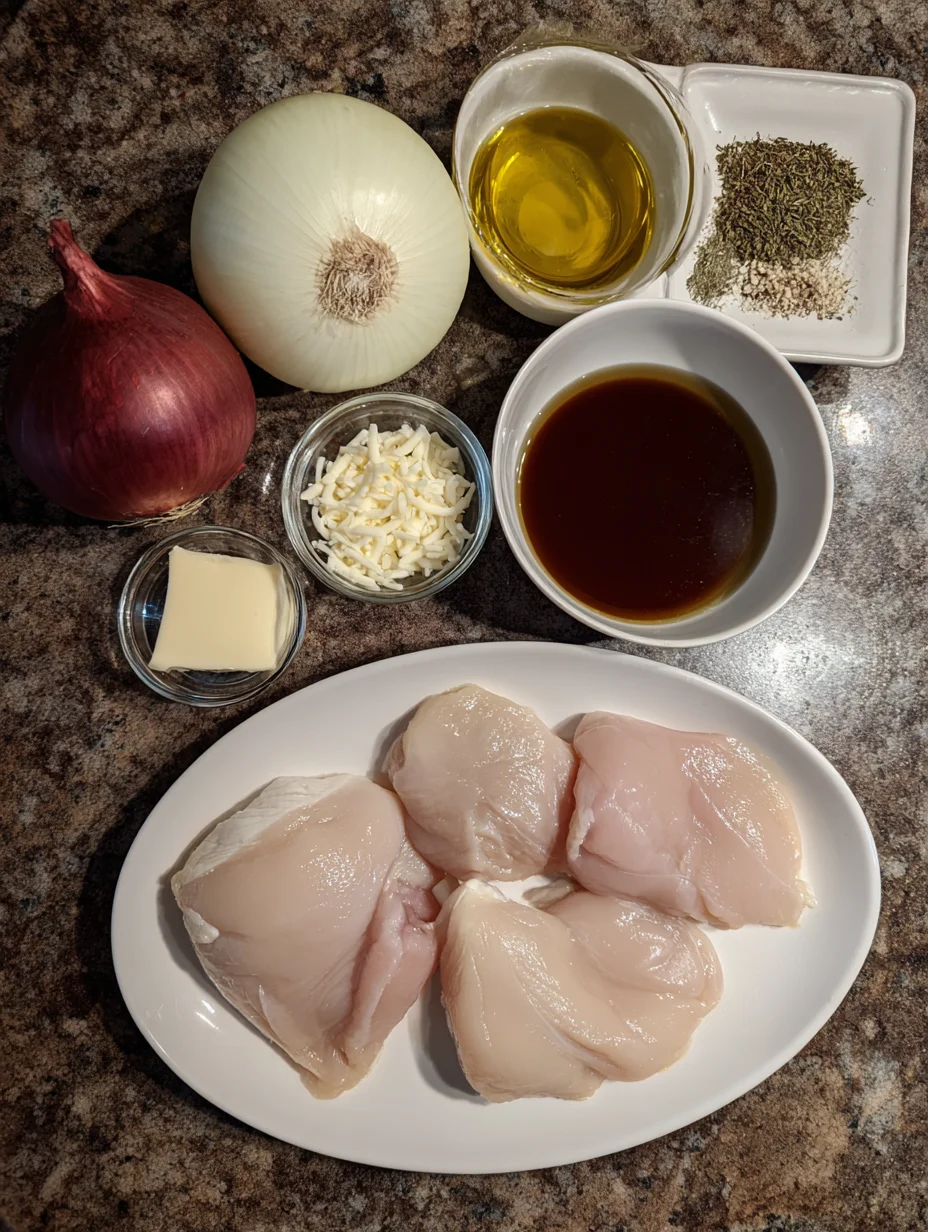 French Onion Chicken Bake