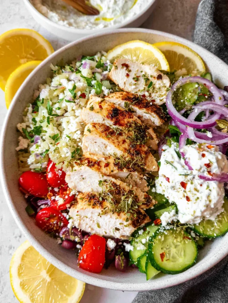 Greek Chicken Bowls