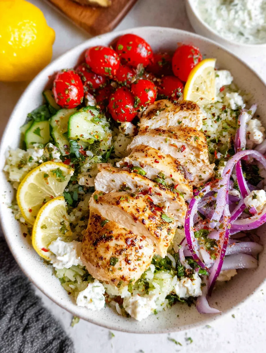 Greek Chicken Bowls