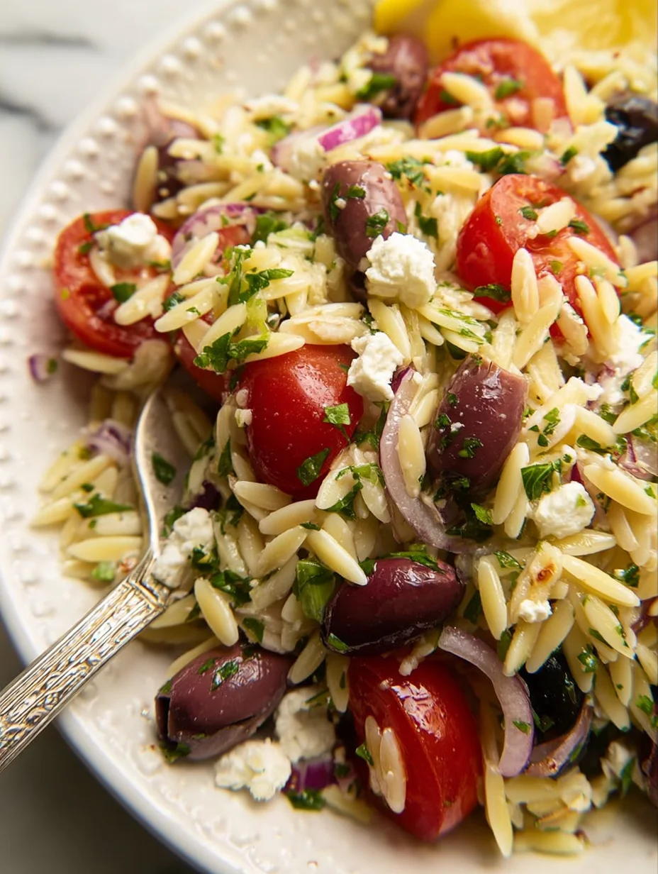 Greek Orzo Pasta Salad