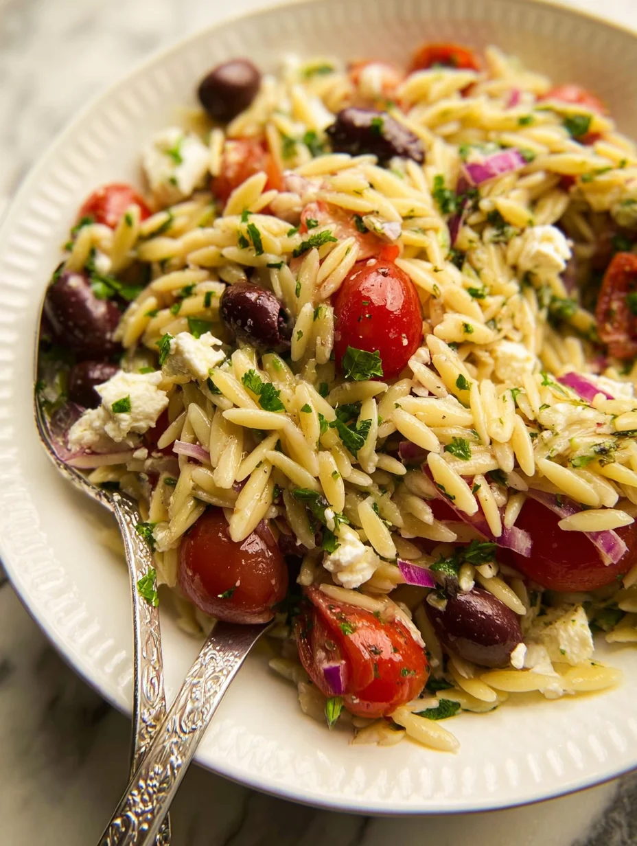 Greek Orzo Pasta Salad