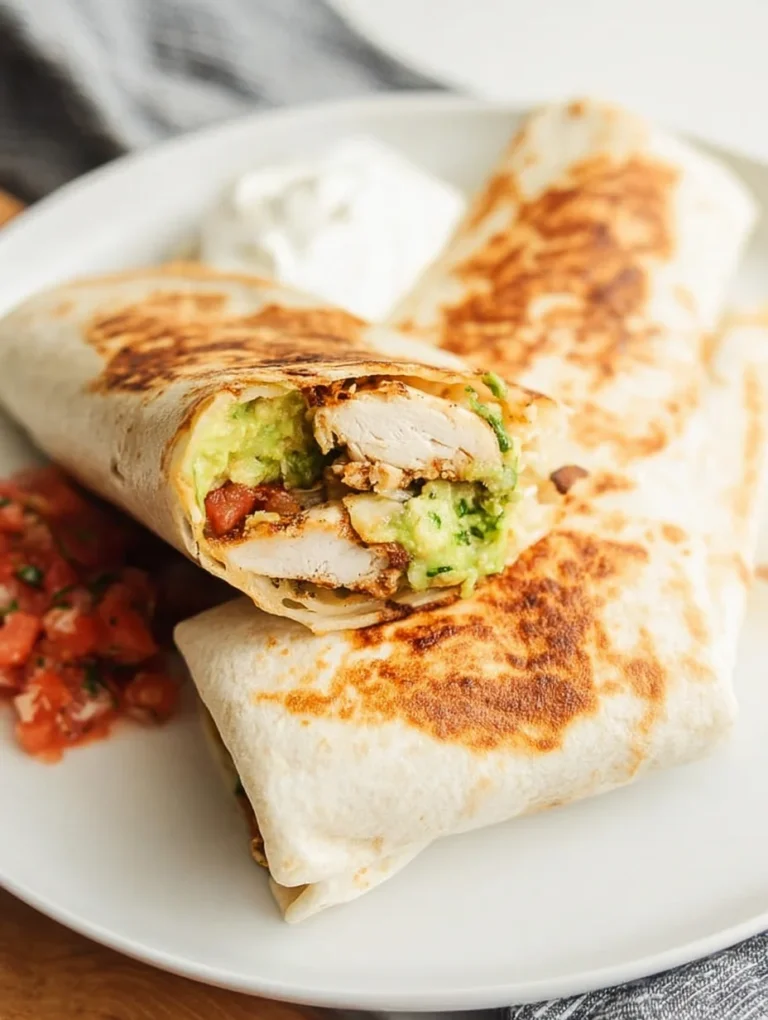 Grilled Avocado Chicken Wraps