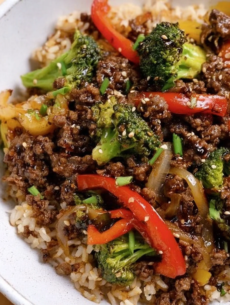 Ground Beef and Broccoli