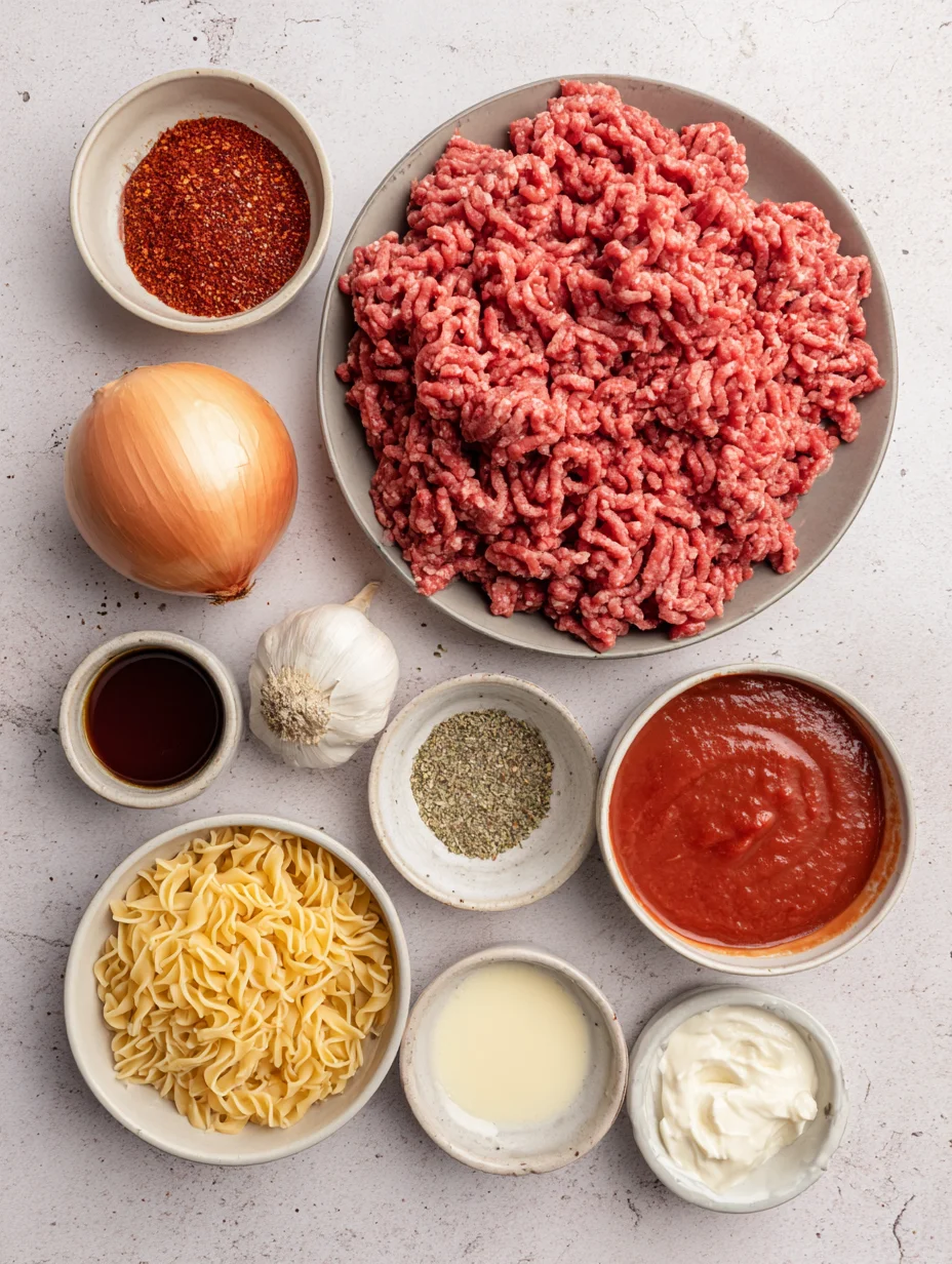 Ground Beef Orzo