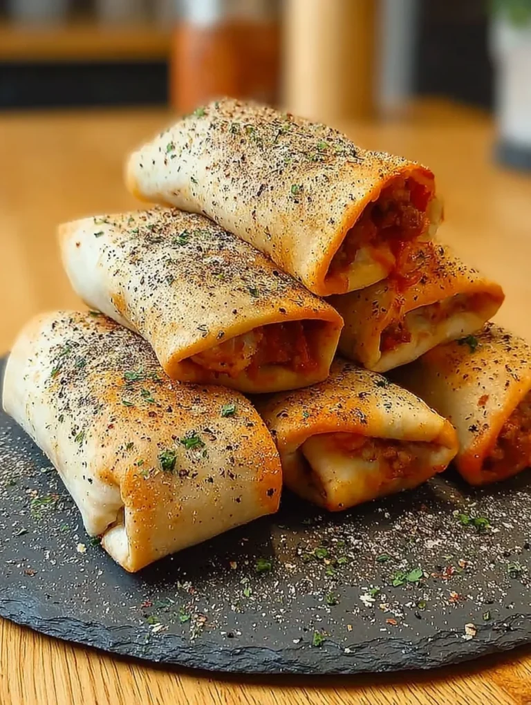 High Protein Pepperoni Pizza Rolls
