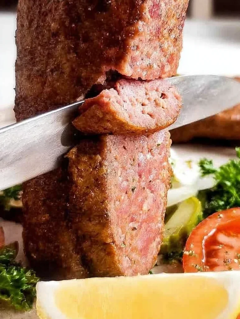 Homemade Rotisserie Doner Kebab Meat